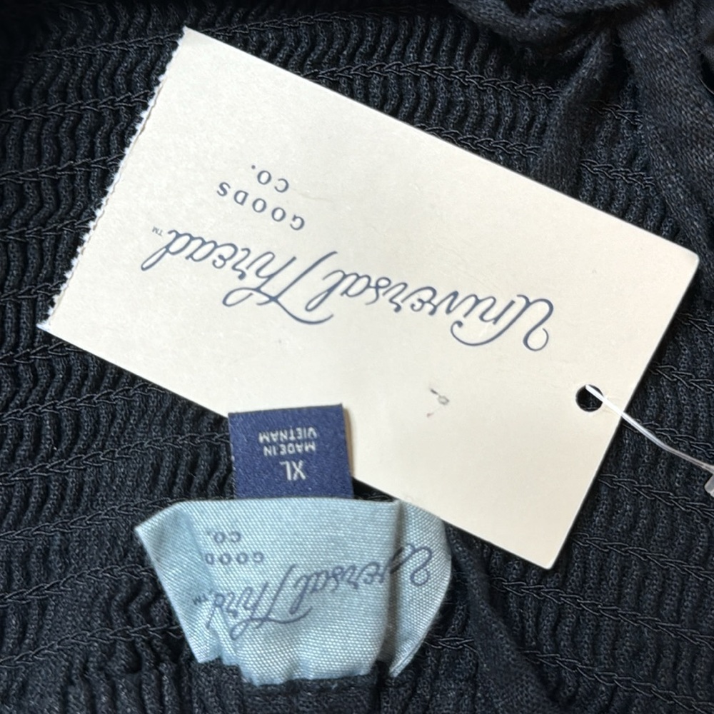 UNIVERSAL THREAD BLACK LINEN BLEND SLEEVELESS MID… - image 9